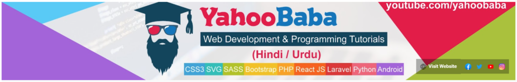 (Yahoo baba) YouTube channels to learn to program in Hindi