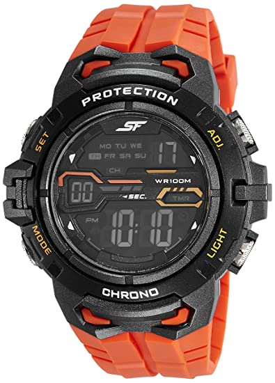 Best digital sports watch Sonata SF NM77076PP02 NN77076PP02