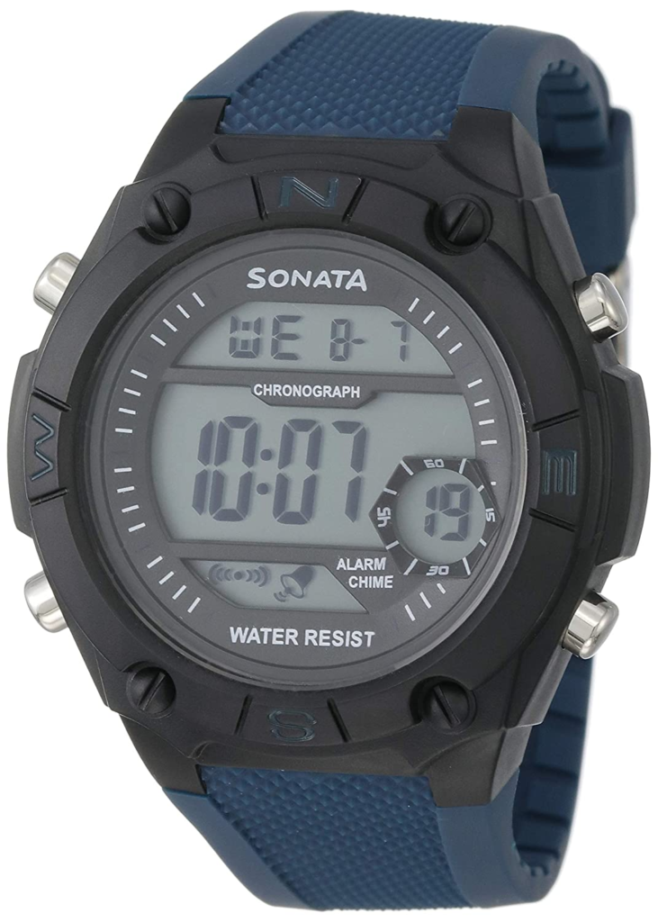 Best digital sports watch Sonata SF NN77033PP03