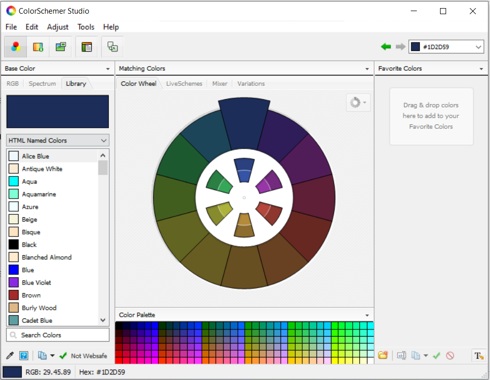 Colour Schemer- Best colour selection software
