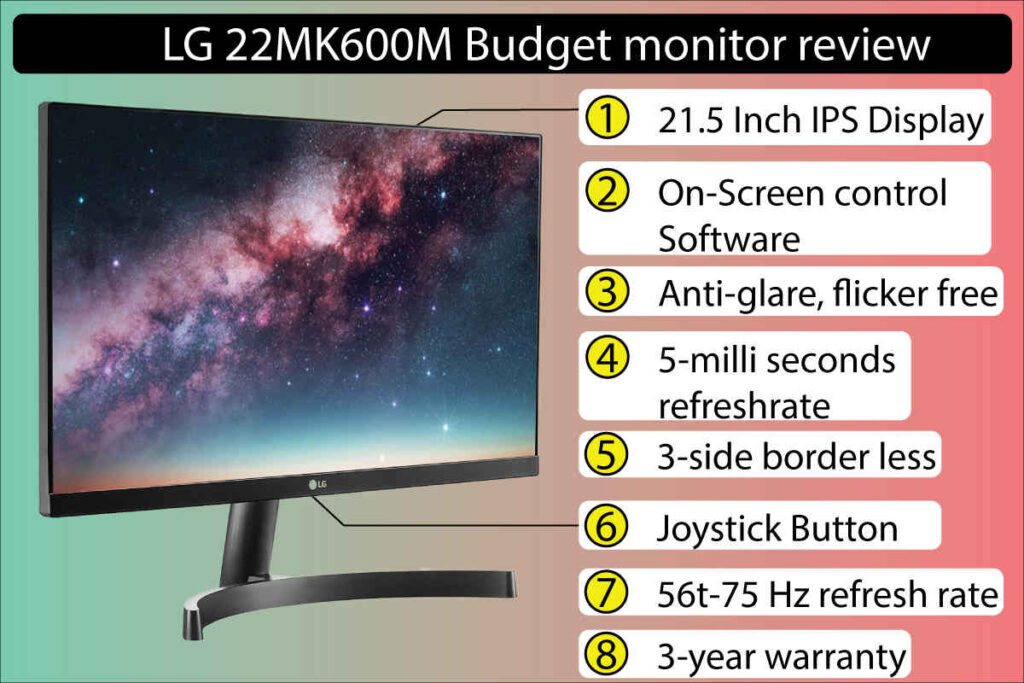 LG 22MK600M monitor review Best budget monitor under 10000 rupee.