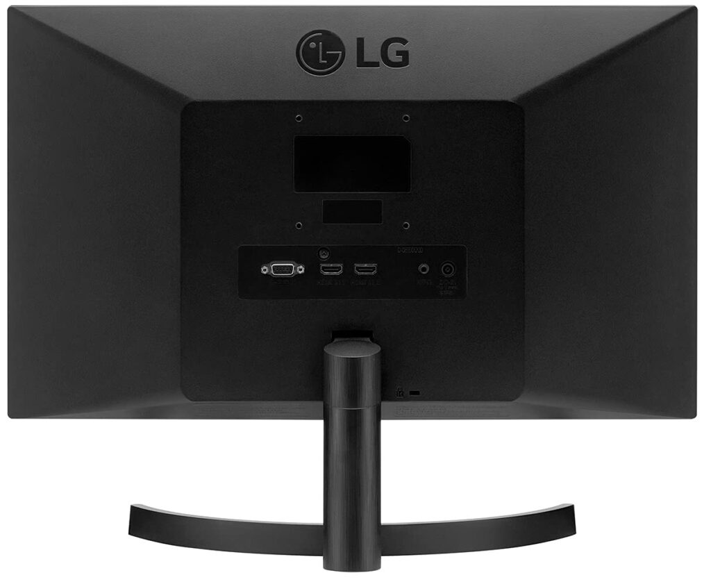 LG monitor Rear view