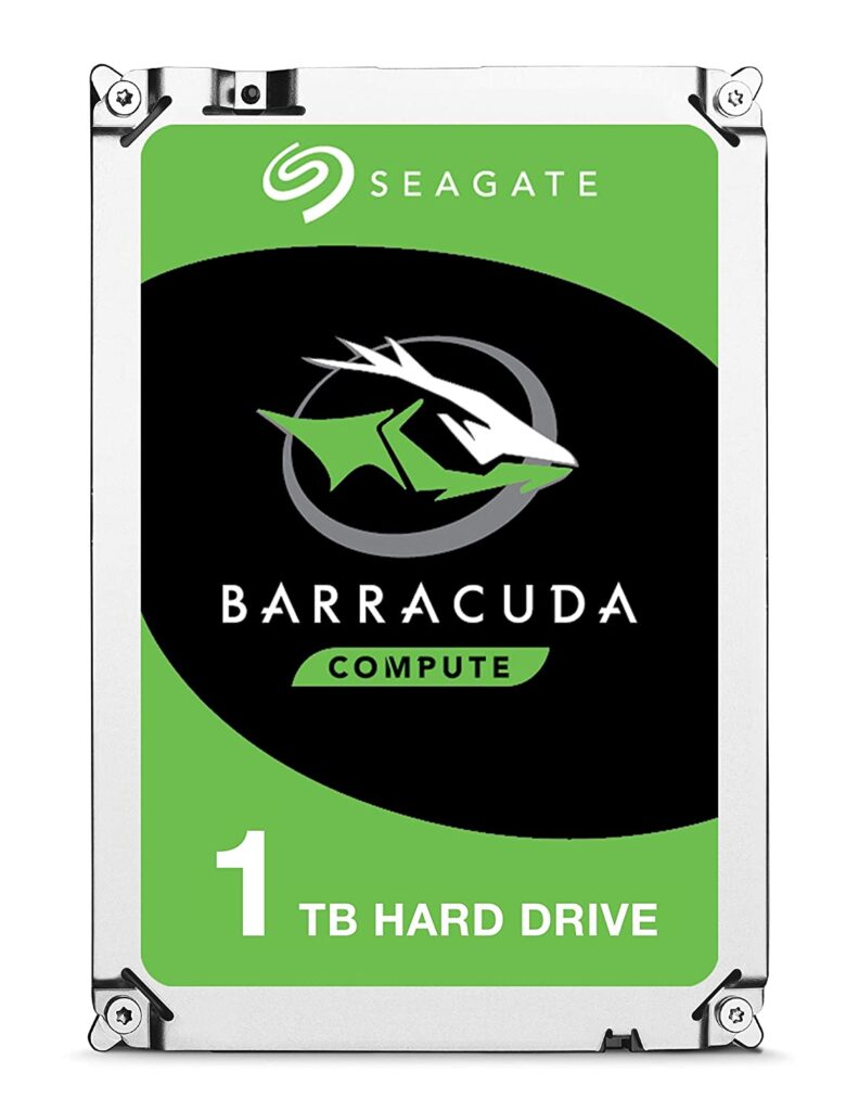 Seagate BarraCuda 1 TB HDD 3.5 SATA 6 Gbs 7200 RPM 64 MB Cache