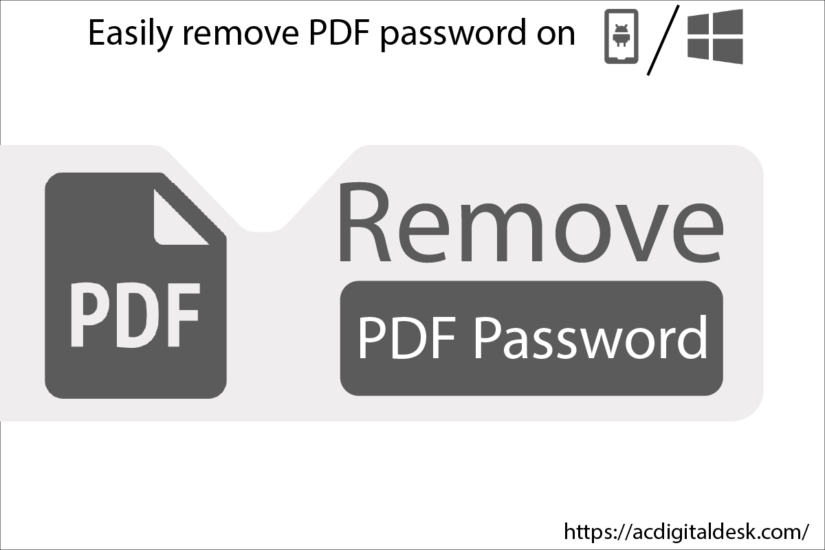 How to remove PDF password Unlock PDF in 5 steps.