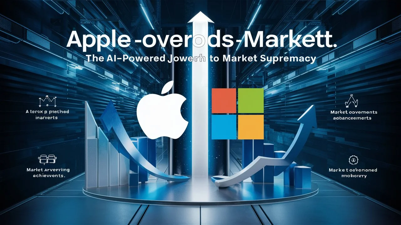 Apple Microsoft Apple overtake microsoft Ai powered chip AI chip Tesla poor performance Tesla